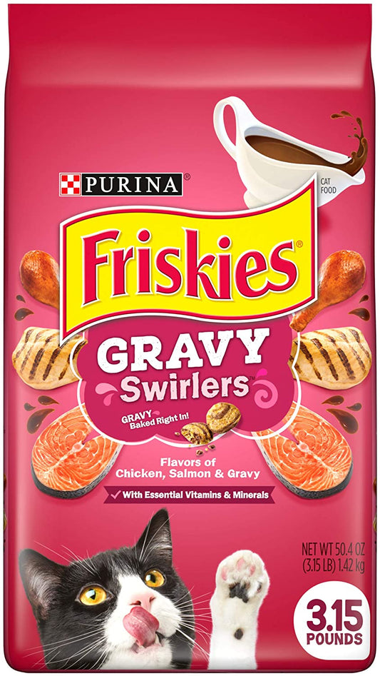 Purina  Gravy Swirlers Adult Dry Cat Food