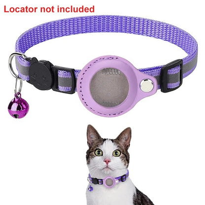 Anti-Lost Pet Cat Collar for the Apple Airtag Protective Tracker anti Lost Positioning Collar Waterproof Reflective Pet Collars